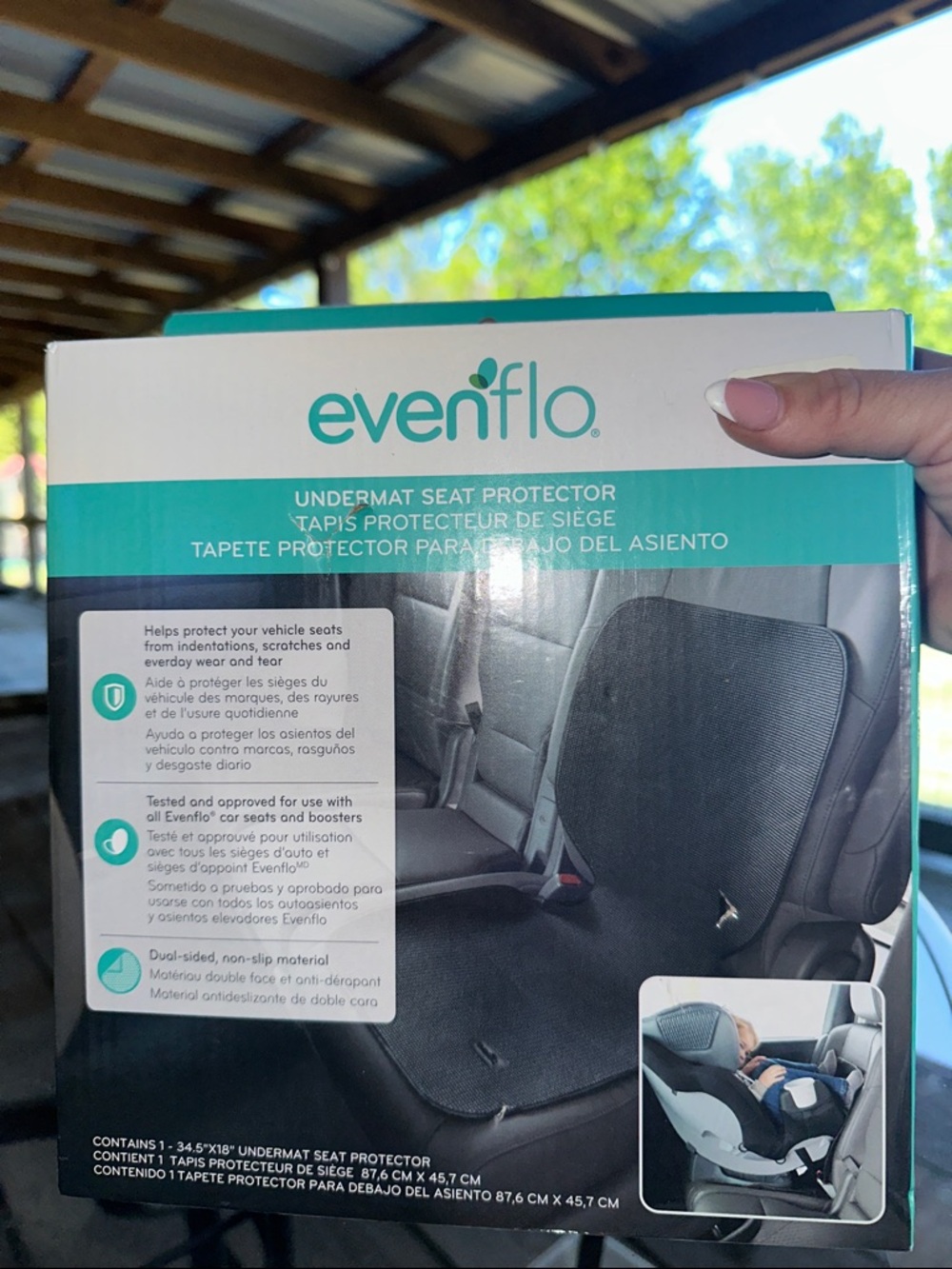 Evenflo Underseat Protector - Black